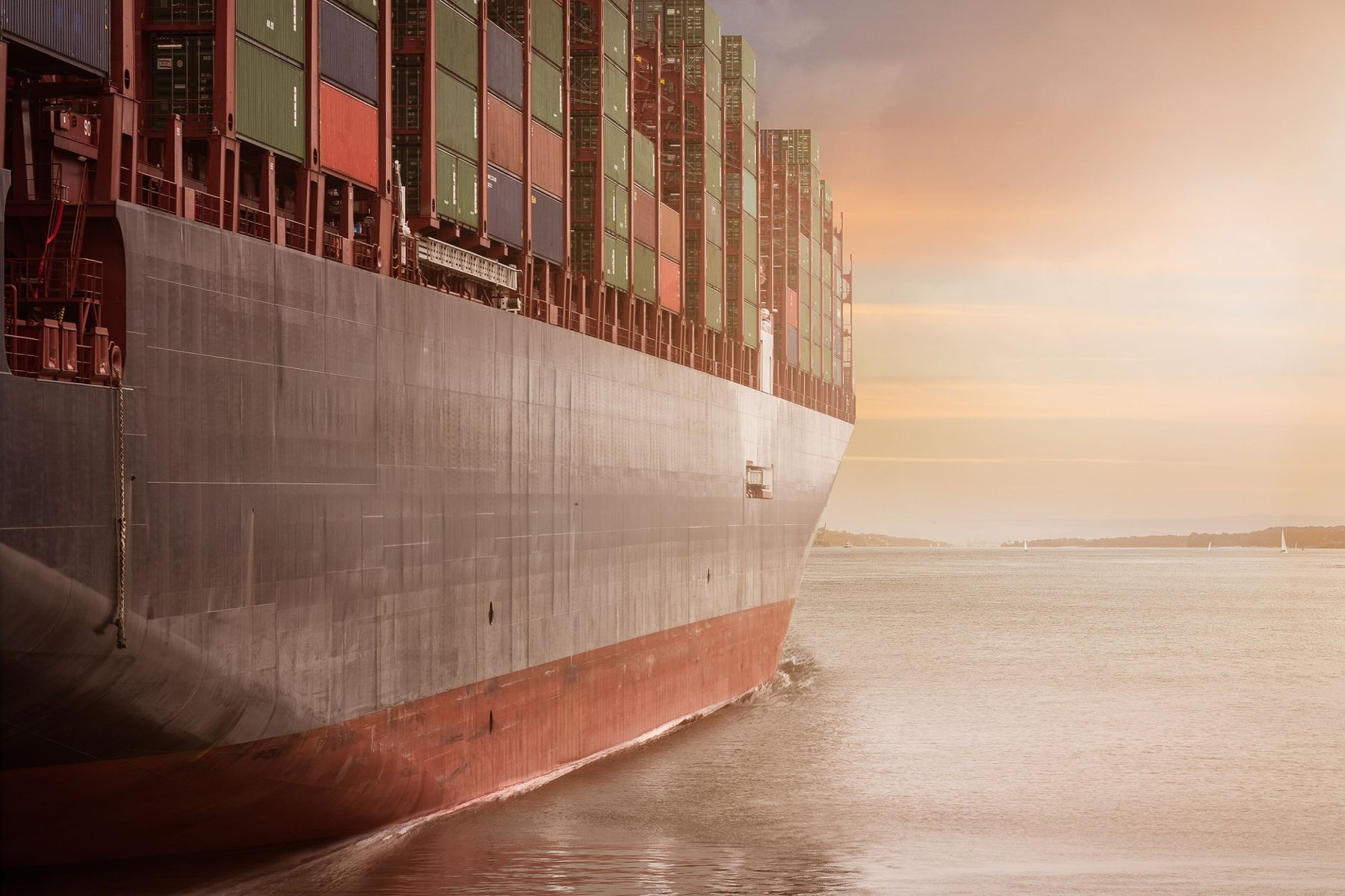 Containers ready for export