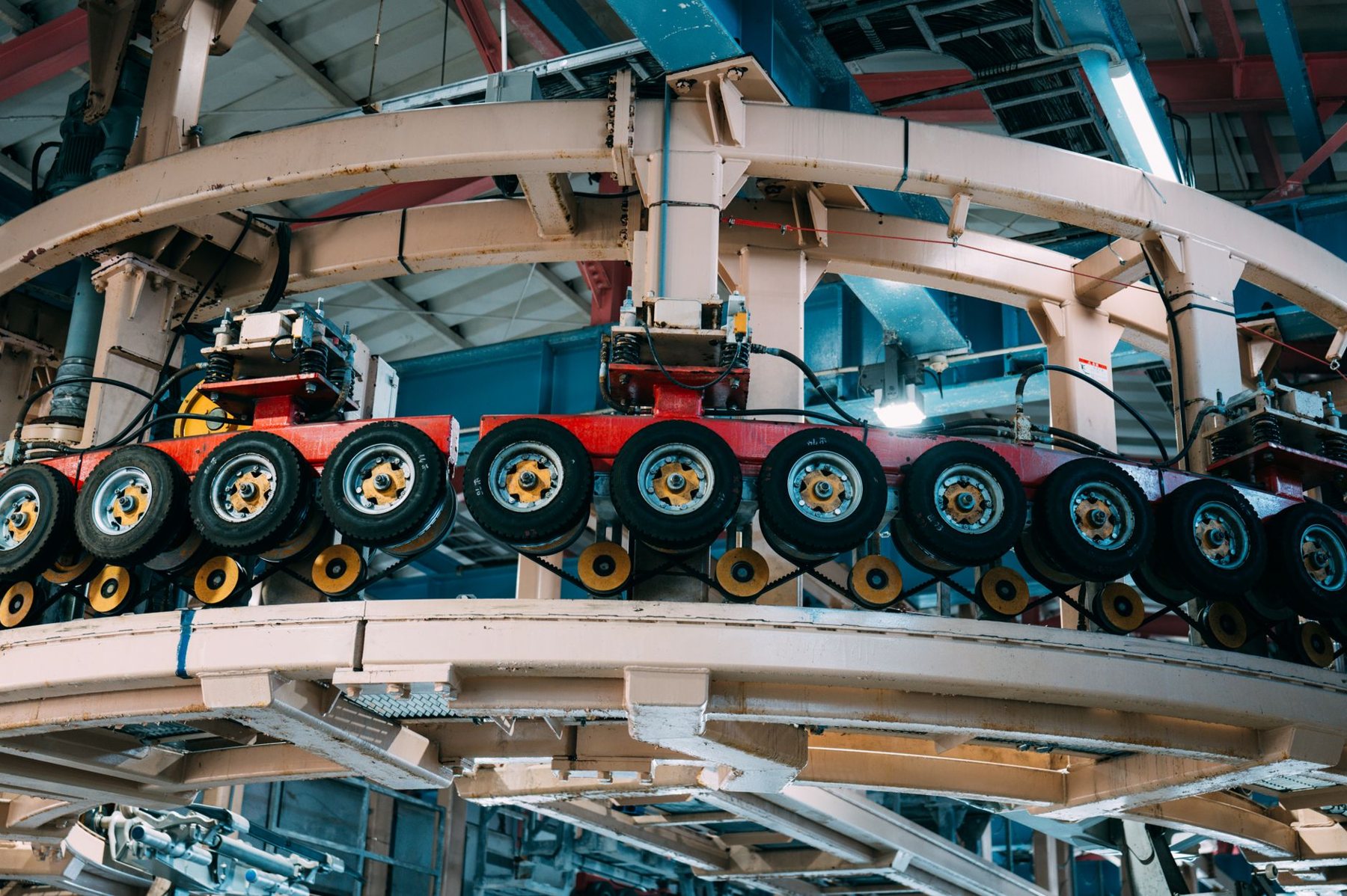 Rubber tyre production